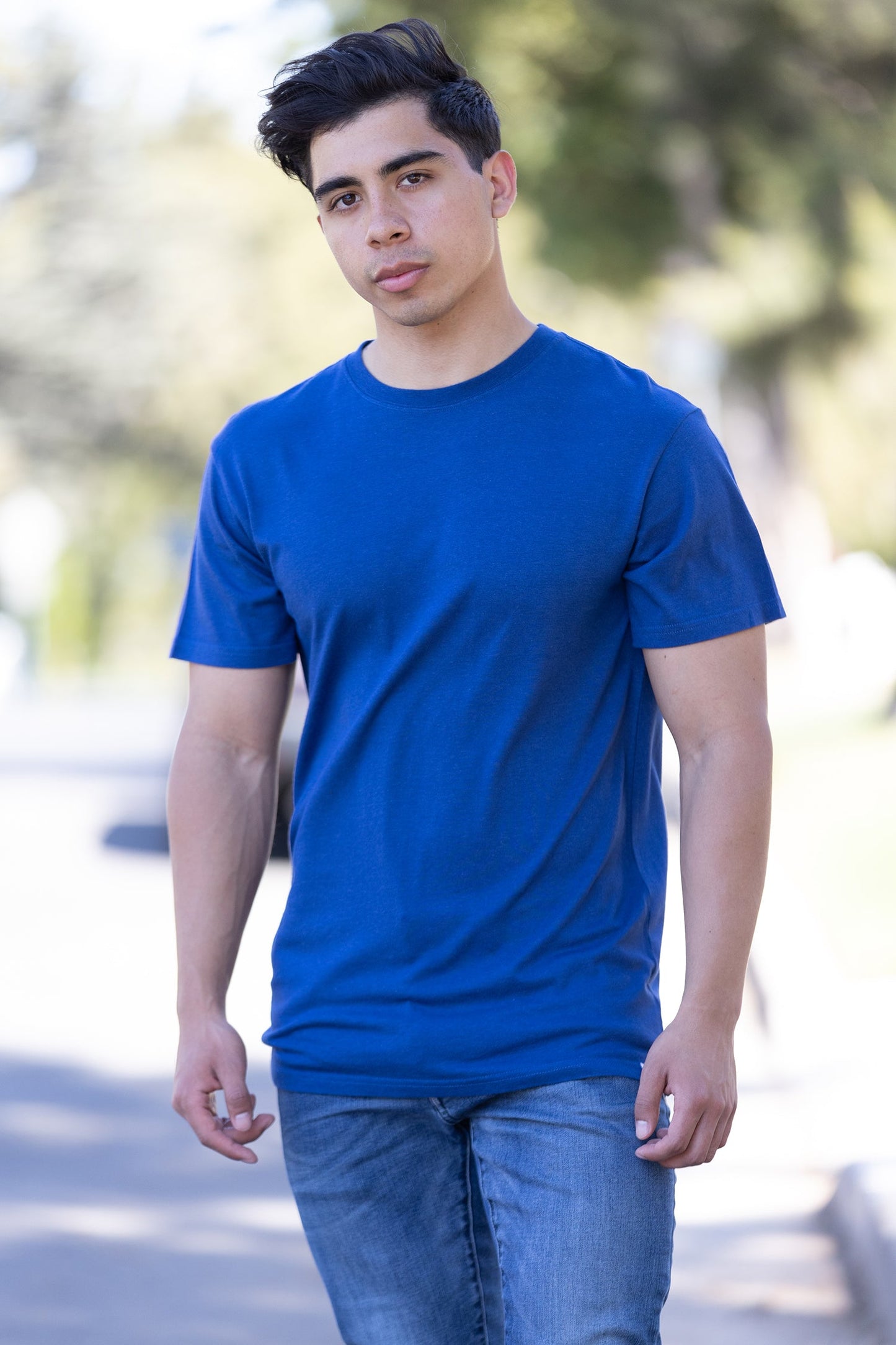 Men's Bamboo Viscose T-Shirt – Organic Cotton, Classic Fit