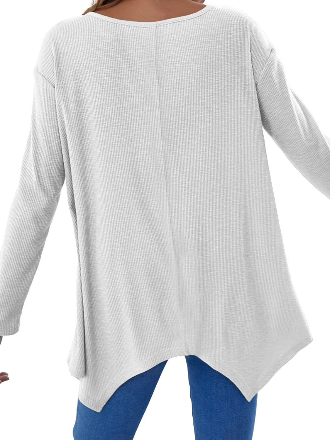 V-Neck Long Sleeve T-Shirt - Sassy Chic Studio