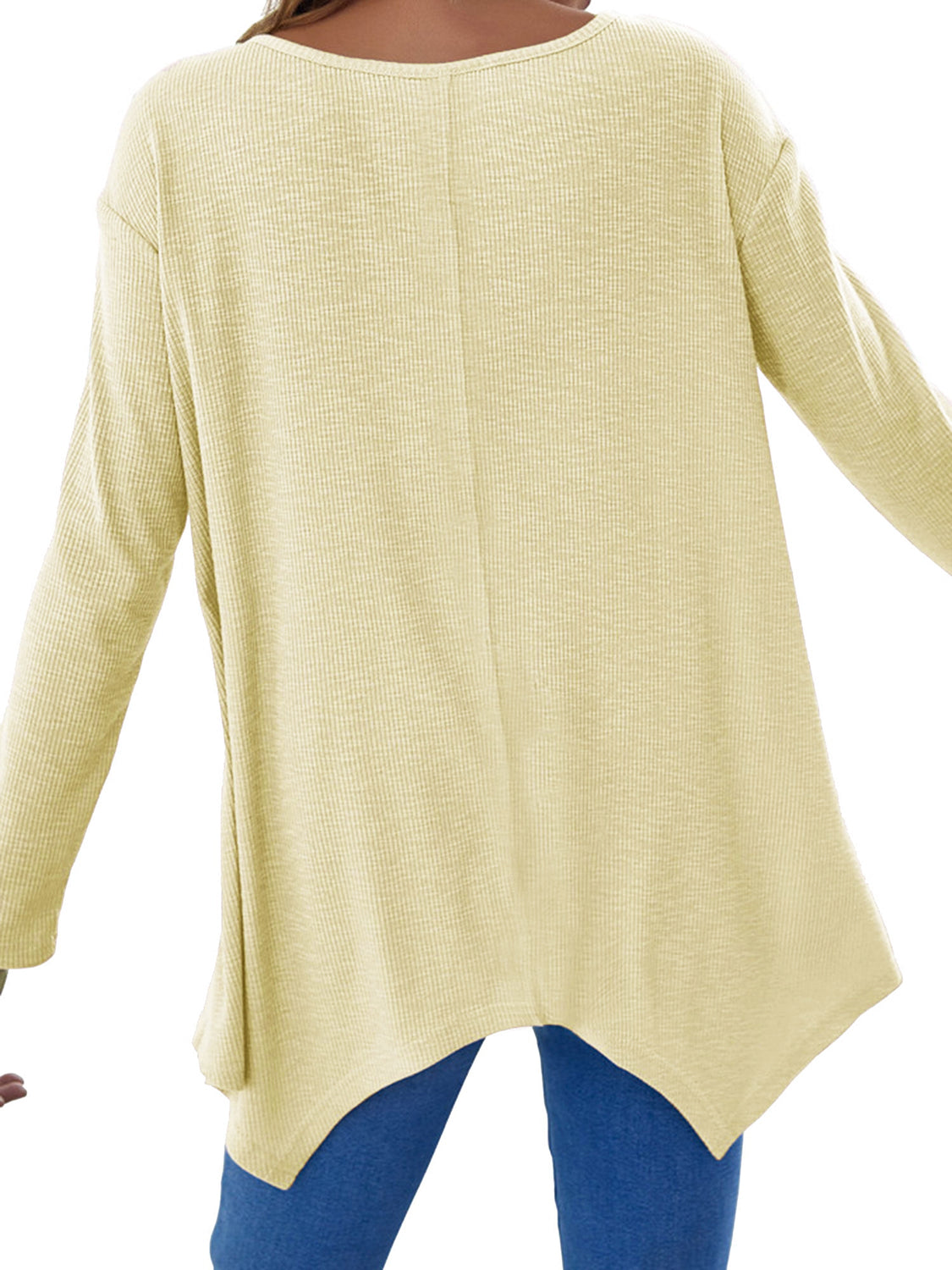 V-Neck Long Sleeve T-Shirt - Sassy Chic Studio