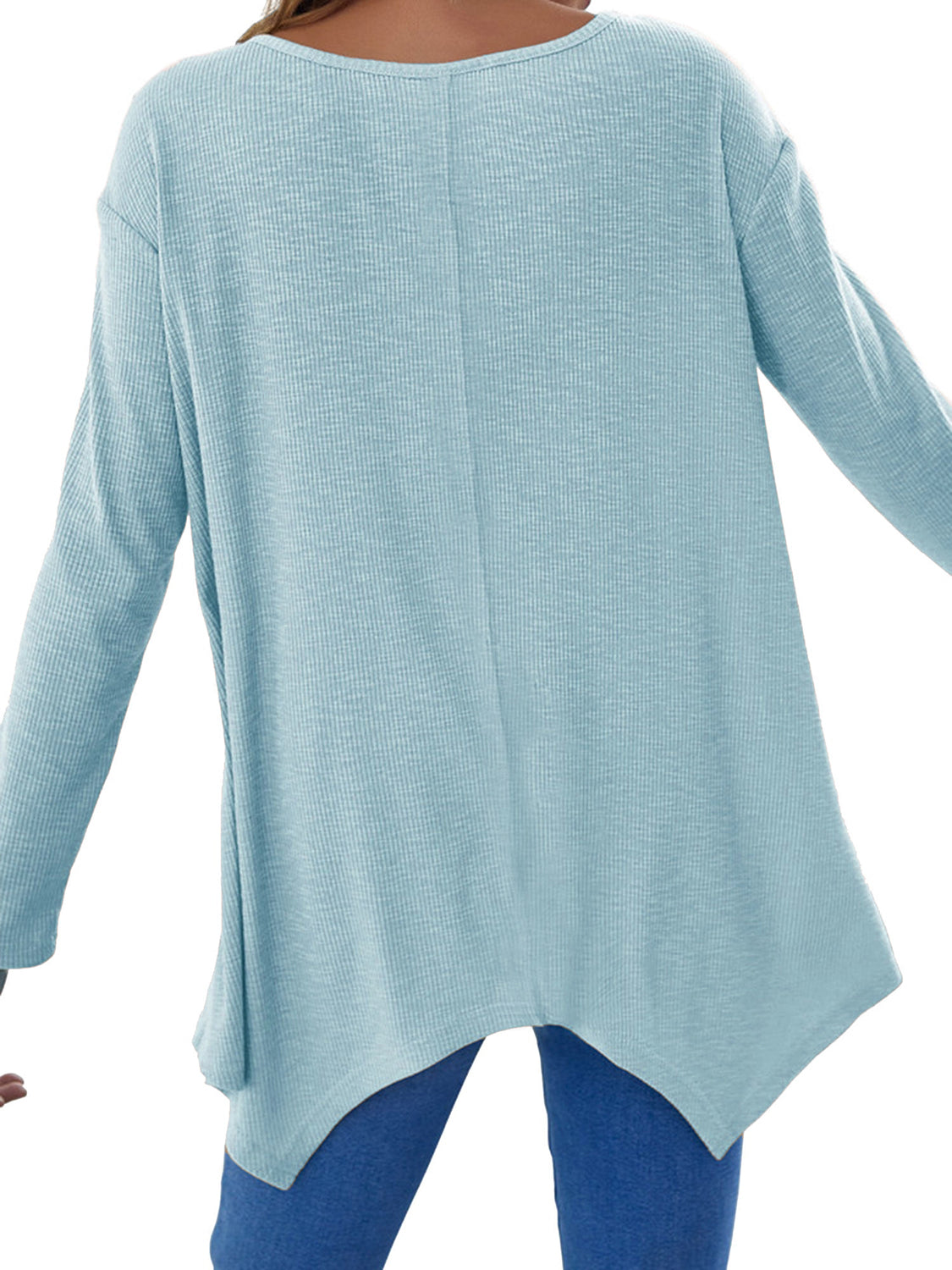 V-Neck Long Sleeve T-Shirt - Sassy Chic Studio